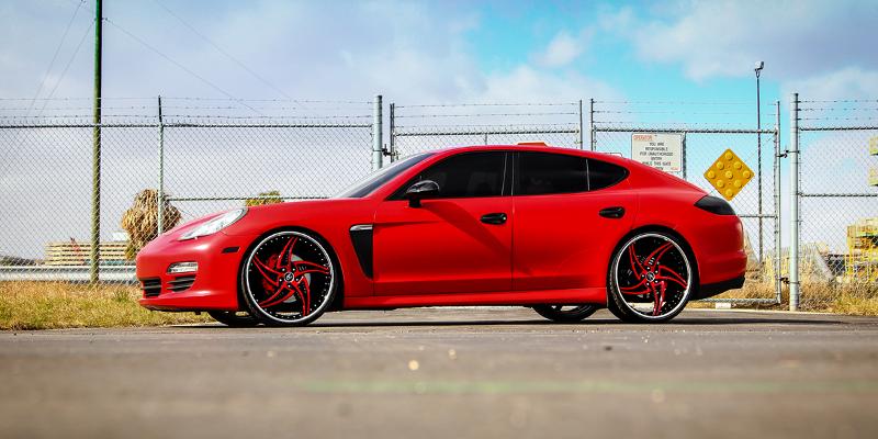 Porsche Panamera Amani Wheels Fumo Concave